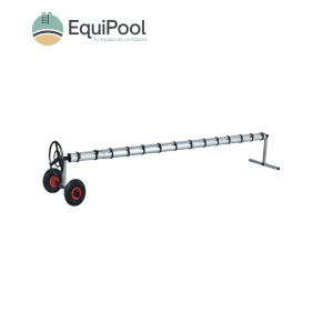 Enrollador de Acero Inox. y Tubos de 4" en Aluminio 7.7 mts