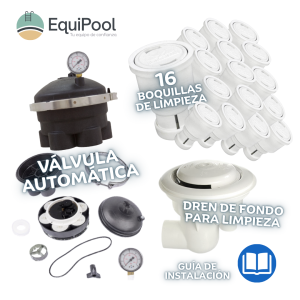 Kit limpieza automática 16 boquillas