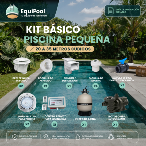 Kit básico para alberca de 20 a 35 m³